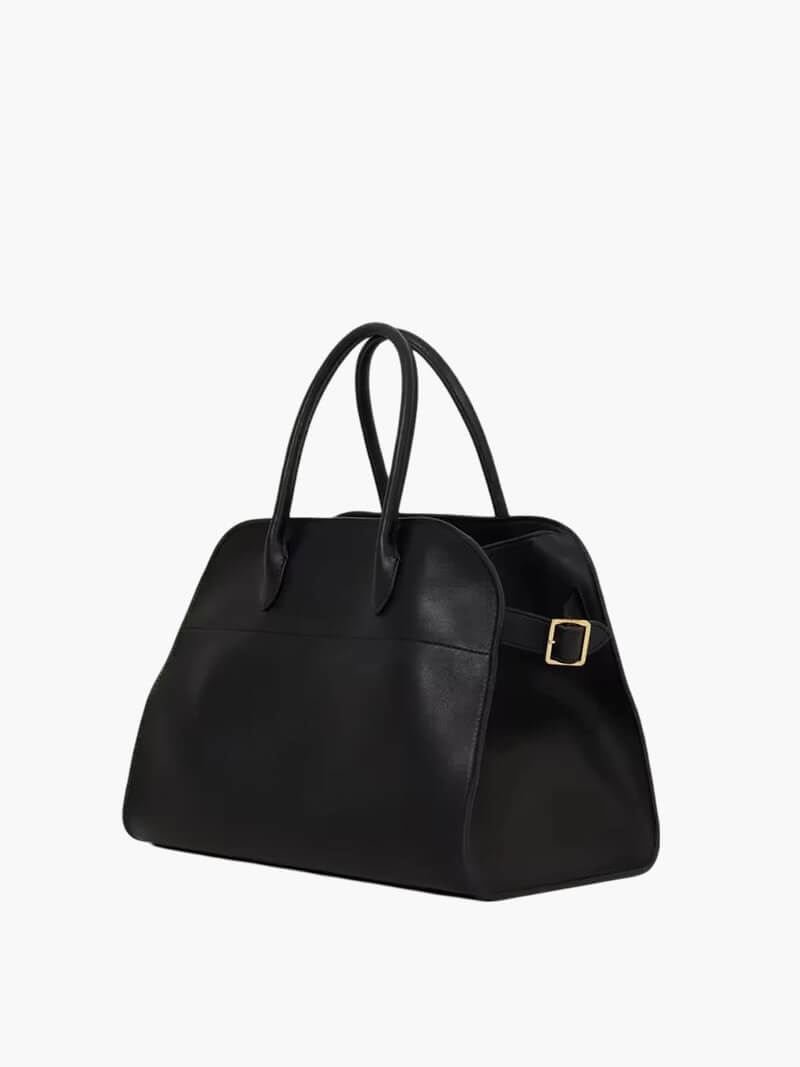 Borsa a mano grande ed elegante da donna in pelle vegana funzionale 8