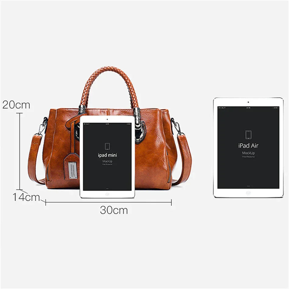 Borsa a mano spaziosa ed elegante da donna, di qualità premium 3