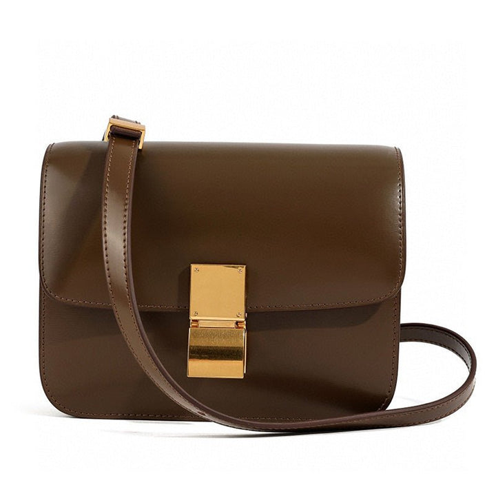 Borsa Tracolla Donna Vera Pelle Patta Classica - Vesarelli