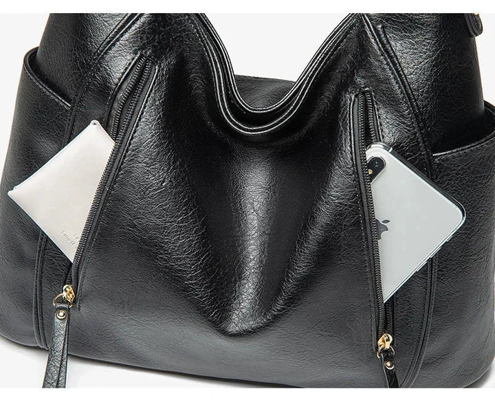 Borsa a tracolla elegante da donna in PU spaziosa 8