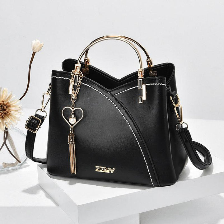 Borsa a tracolla elegante da donna in pelle alla moda 2