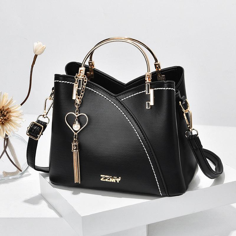 Borsa a tracolla elegante da donna in pelle alla moda 4