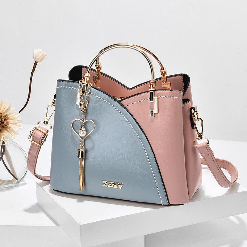 Borsa a tracolla elegante da donna in pelle alla moda 5
