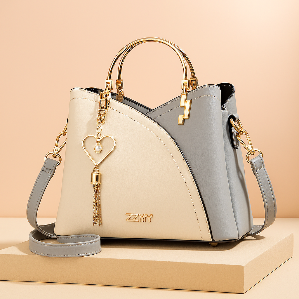 Borsa a tracolla elegante da donna in pelle alla moda 5