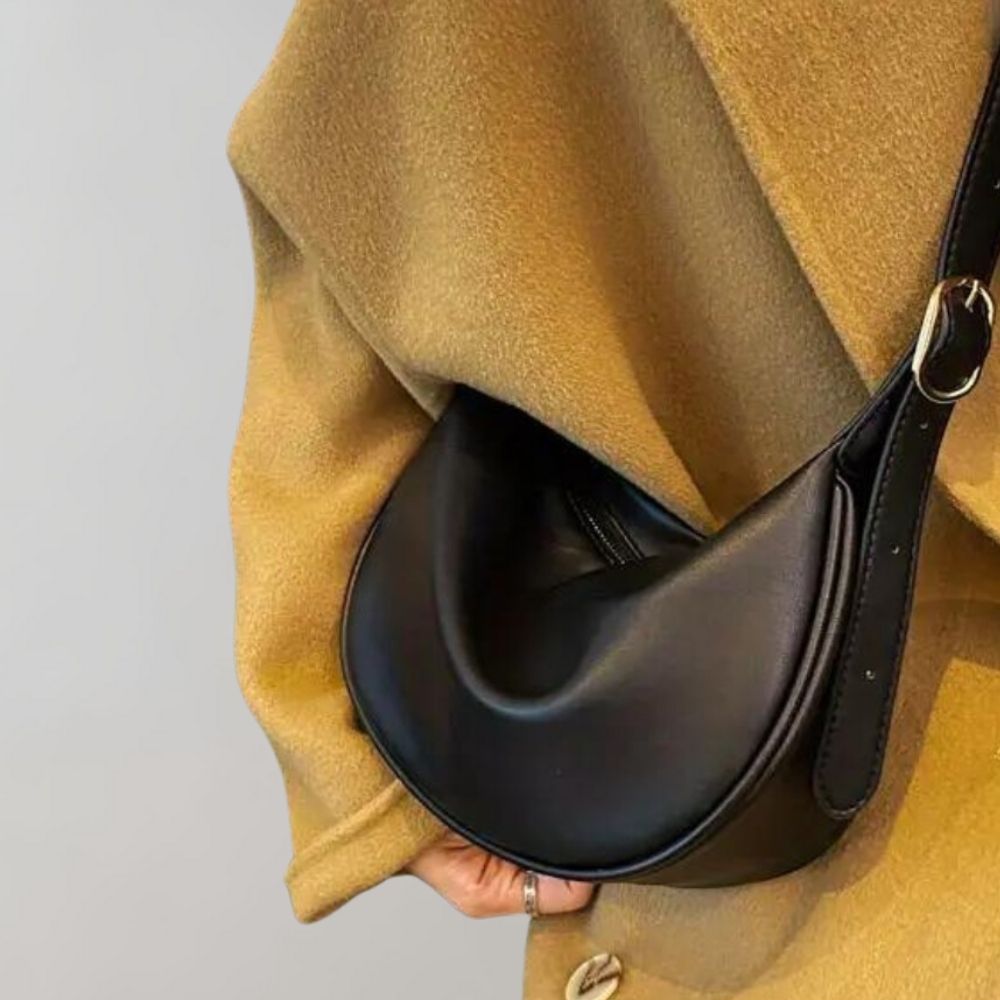 Borsa Tracolla Donna in Pelle Vegana Stile Minimalista - Vesarelli