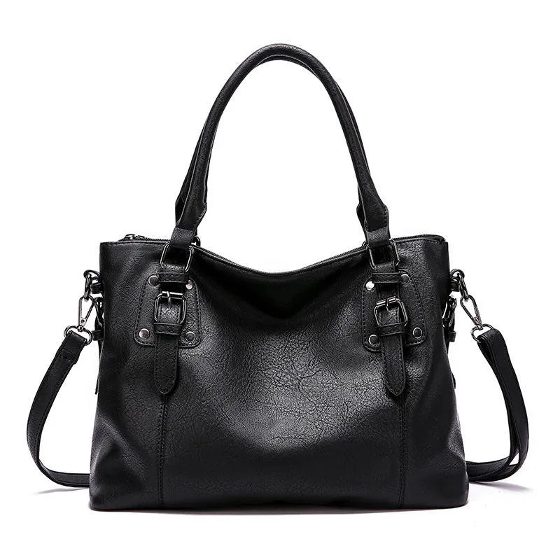 Borsa a tracolla elegante da donna in vera pelle resistente 4