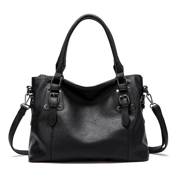 Borsa a tracolla elegante da donna in vera pelle resistente 4