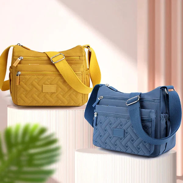 Borsa a tracolla pratica da donna in nylon resistente 6