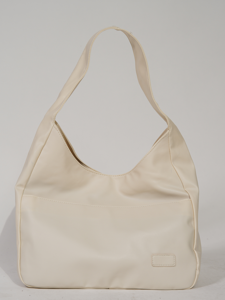 Borsa a tracolla rotonda elegante da donna in pelle vegana 10