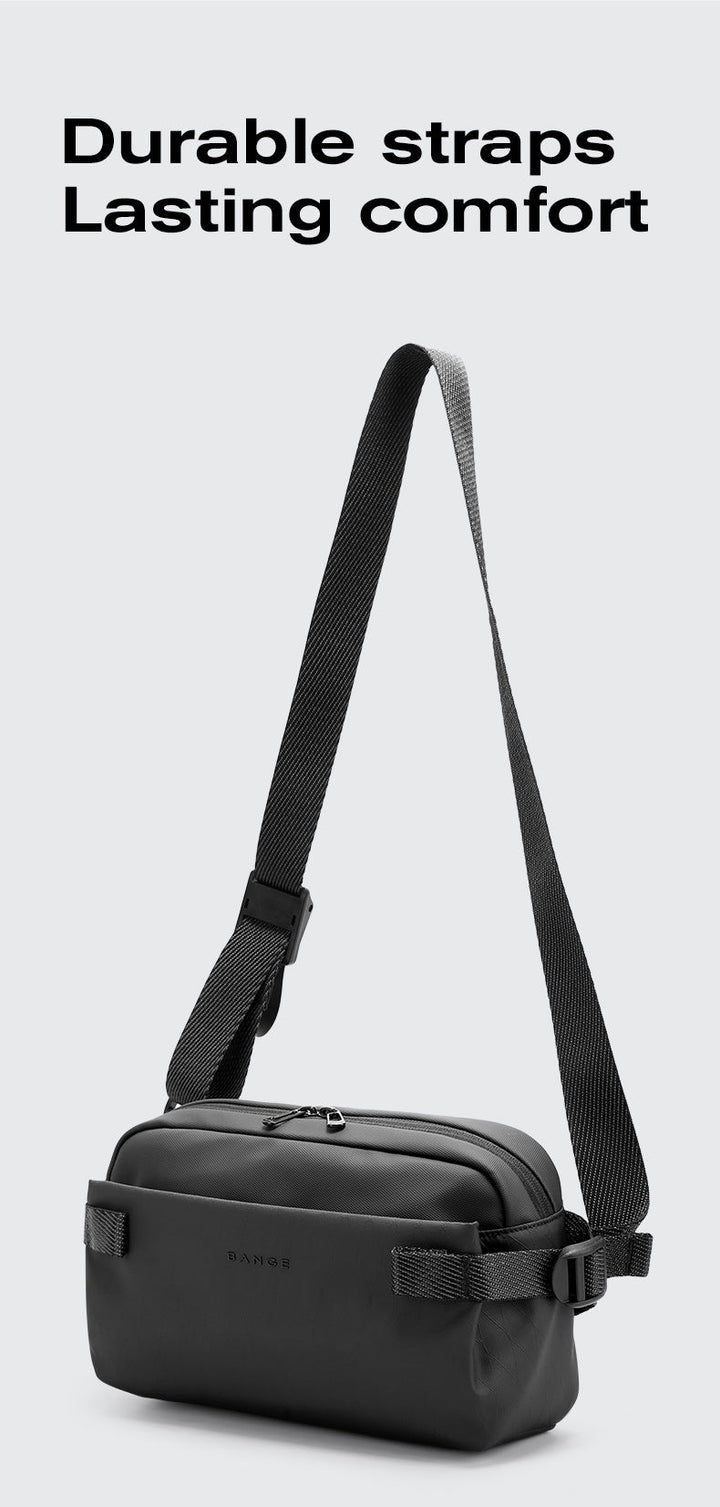 Borsa a tracolla urbana impermeabile minimalista BANGE per pendolarismo/viaggi 5