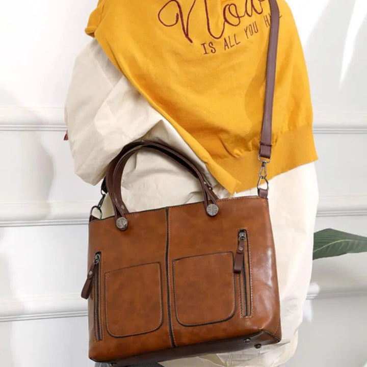 Borsa da donna vintage in tessuto elegante e resistente 1