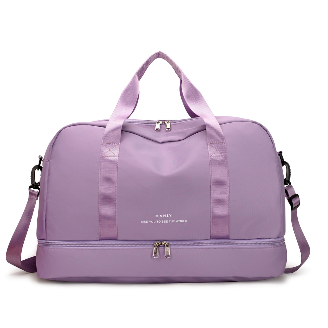 Borsa da viaggio spaziosa unisex per avventure in pelle vegana 17