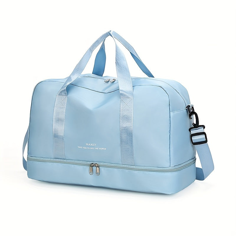 Borsa da viaggio spaziosa unisex per avventure in pelle vegana 1