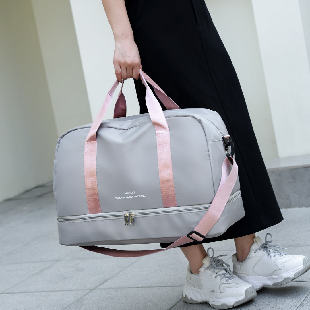 Borsa da viaggio spaziosa unisex per avventure in pelle vegana 3