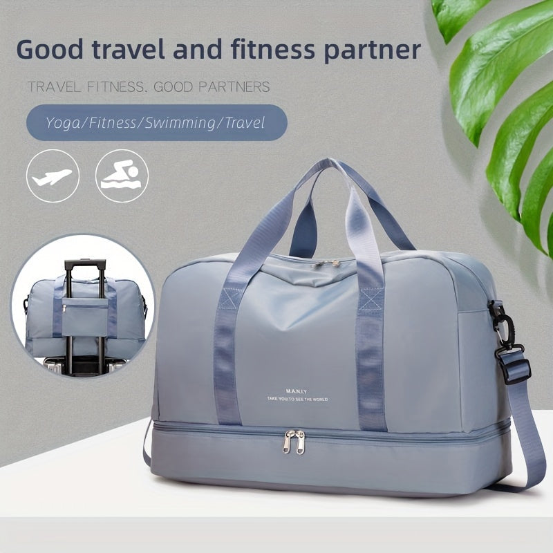 Borsa da viaggio spaziosa unisex per avventure in pelle vegana 6