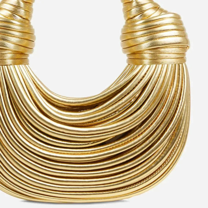 Borsa elegante da donna con design a nodo, lavorazione artigianale di alta qualità 2