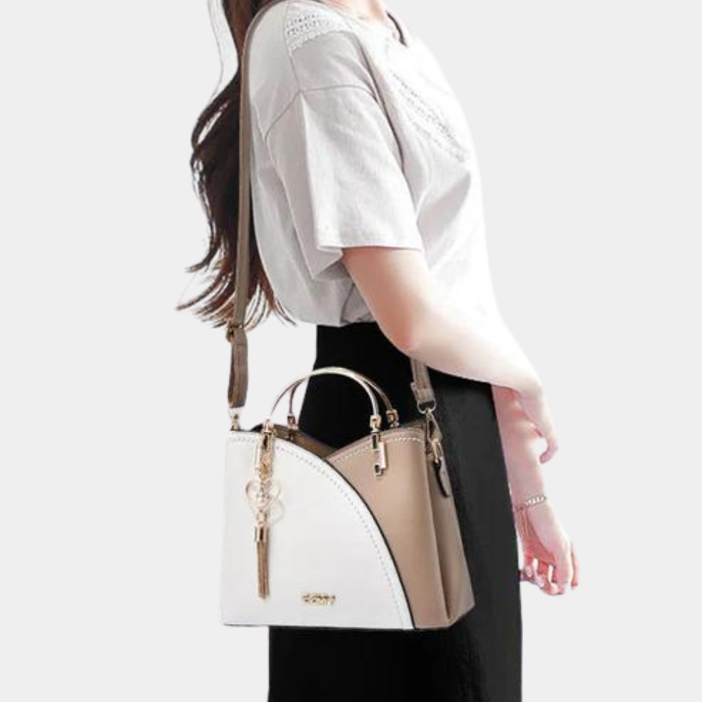Borsa elegante da donna in pelle vegana 1