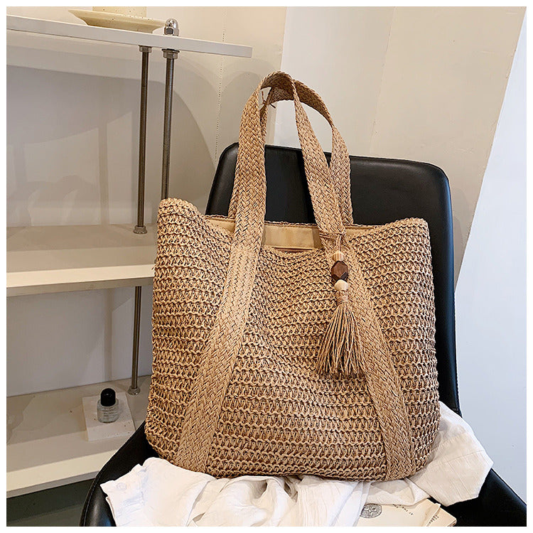 Borsa Donna in Paglia Casual Leggera Design Versatile - Vesarelli