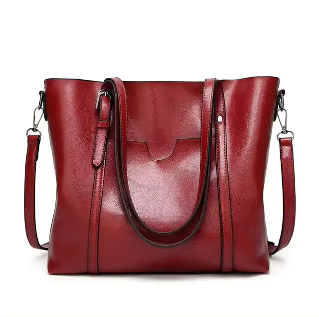 Borsa tote elegante da donna in materiale morbido e versatile 4
