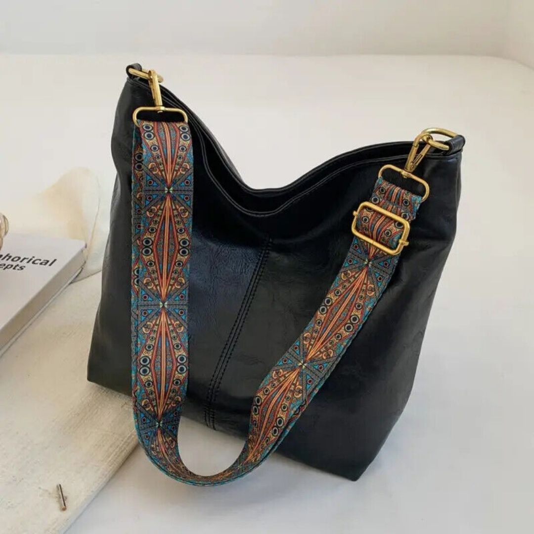 Borsa tote in pelle da donna, elegante, design elegante, interno spazioso 2
