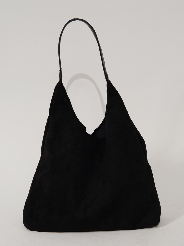 Borsa tote in pelle elegante da donna, versatile, scamosciata 10