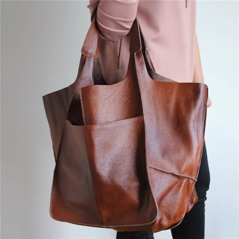 Borsa Tote Donna Spaziosa Design Elegante - Vesarelli