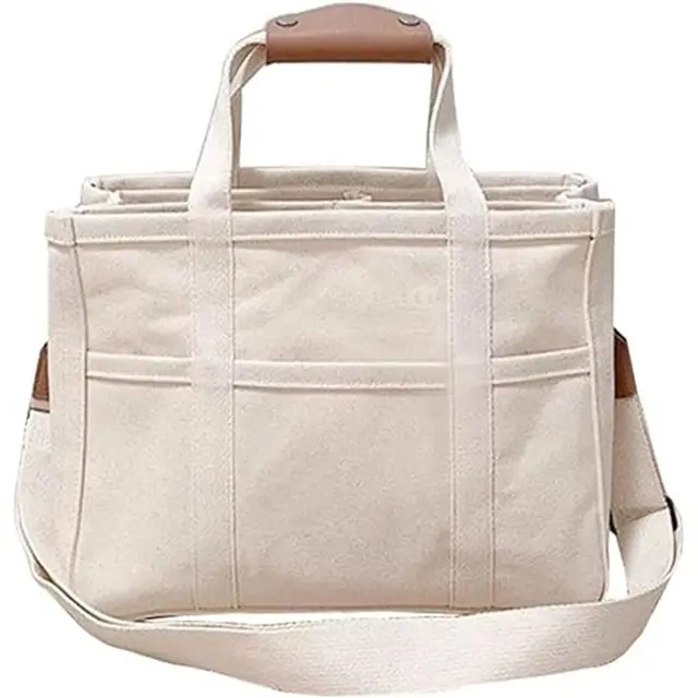 Borsa Tote Donna in Tela Multiscomparti Multifunzionale - Vesarelli