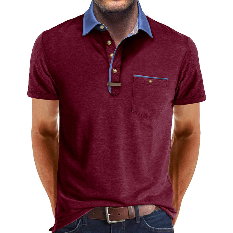 Polo Uomo Traspirante Tessuto Leggero Vestibilità Classica - Vesarelli