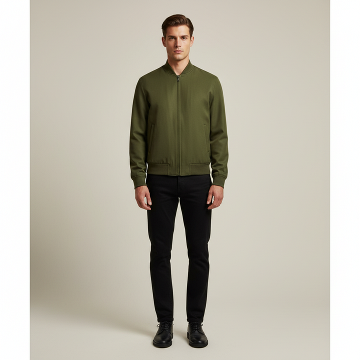 Brano | Giubbotto Bomber Uomo Marrone Con Zip 3