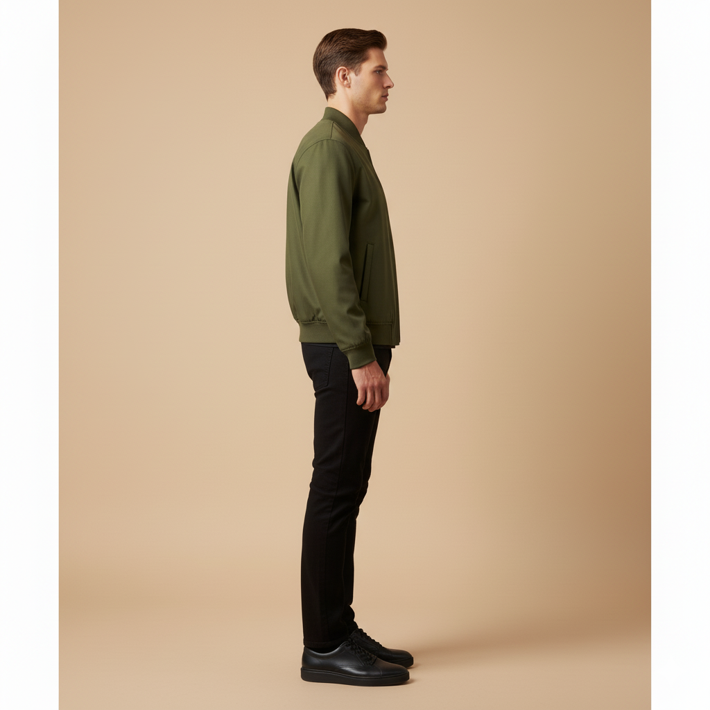 Brano | Giubbotto Bomber Uomo Marrone Con Zip 4