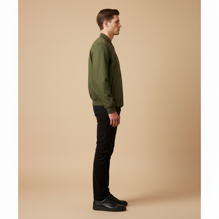 Brano | Giubbotto Bomber Uomo Marrone Con Zip 4