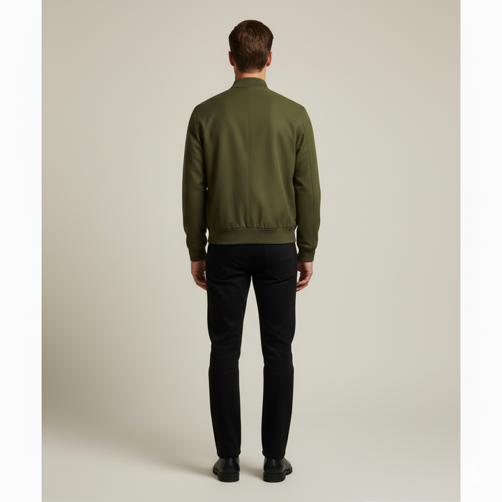 Brano | Giubbotto Bomber Uomo Marrone Con Zip 5