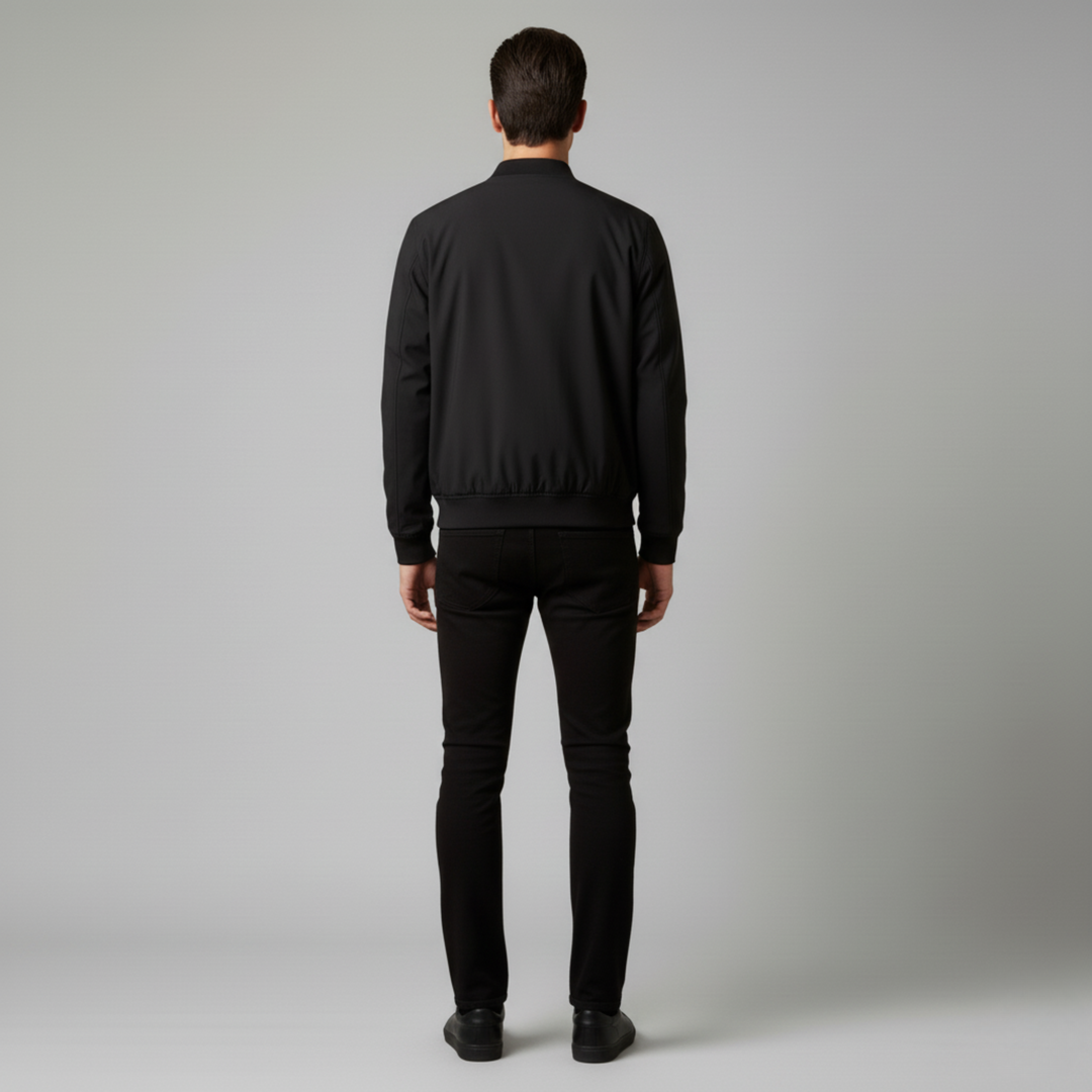 Brano | Giubbotto Bomber Uomo Marrone Con Zip 8