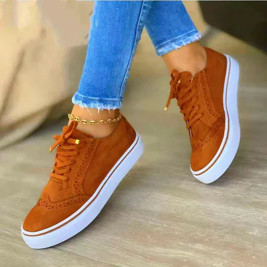 Sneakers Donna Ortopediche con Lacci Comfort