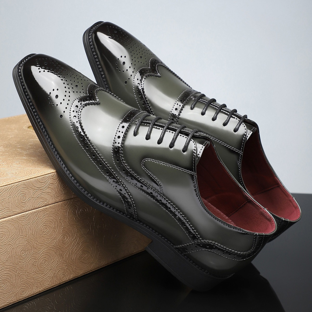 Bravon | Elegante Classic Wingtip Scarpe Brogue 2