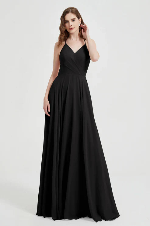 Abito Cerimonia Donna in Chiffon Stile Raffinato