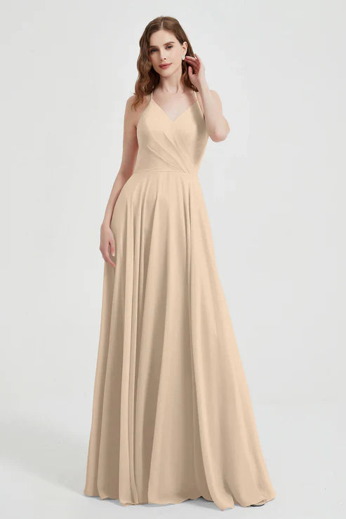 Abito Cerimonia Donna in Chiffon Stile Raffinato