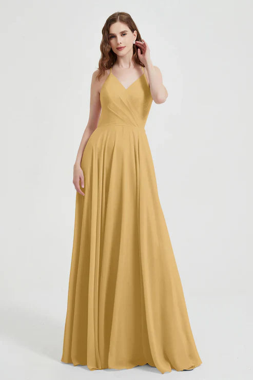Abito Cerimonia Donna in Chiffon Stile Raffinato