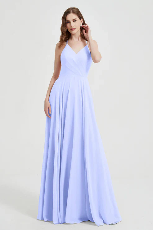 Abito Cerimonia Donna in Chiffon Stile Raffinato