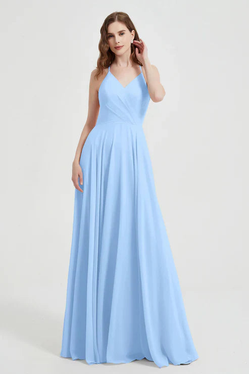 Abito Cerimonia Donna in Chiffon Stile Raffinato