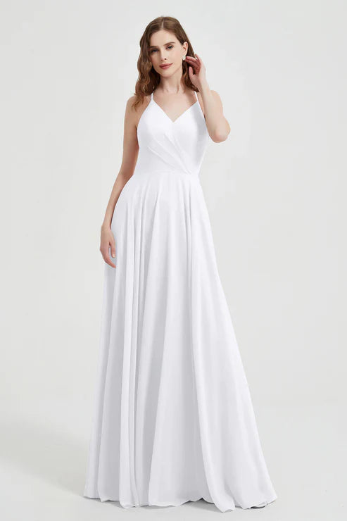 Abito Cerimonia Donna in Chiffon Stile Raffinato