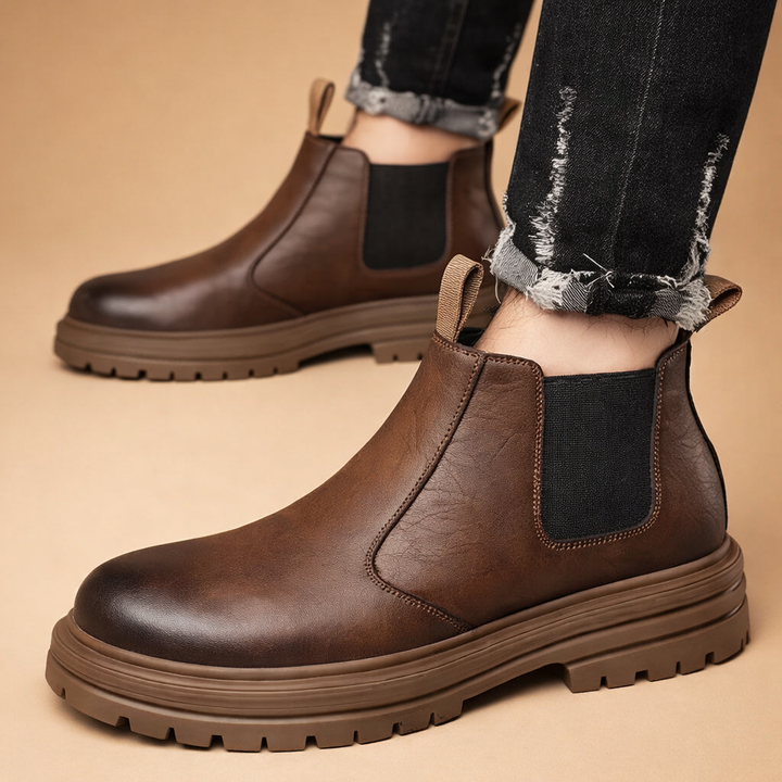 Stivaletti Chelsea Uomo Platform Suola Chunky - Vesarelli