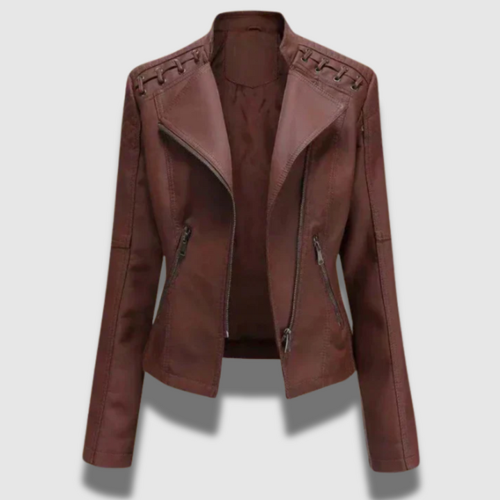 Giacca Donna in Pelle Slim Fit