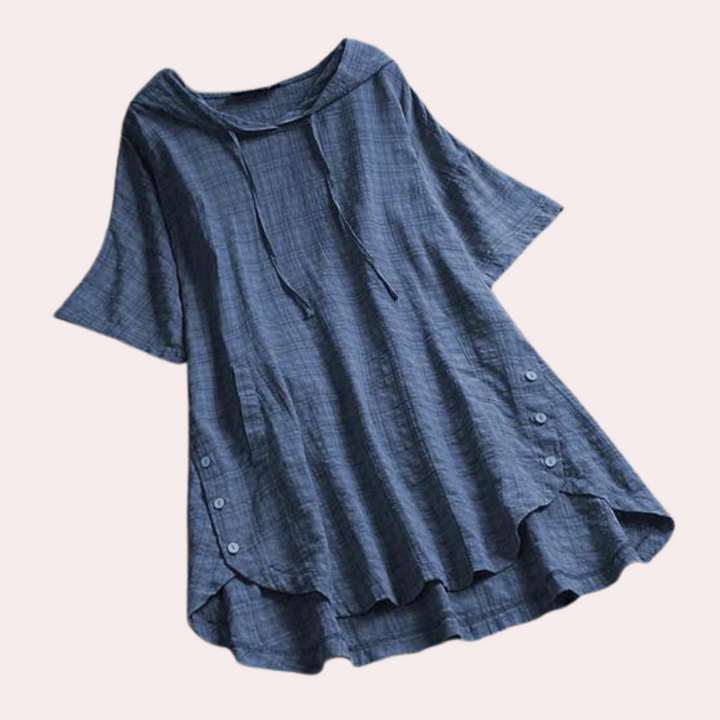 Tunica Donna Maniche Corte Comfort Vestibilità Larga