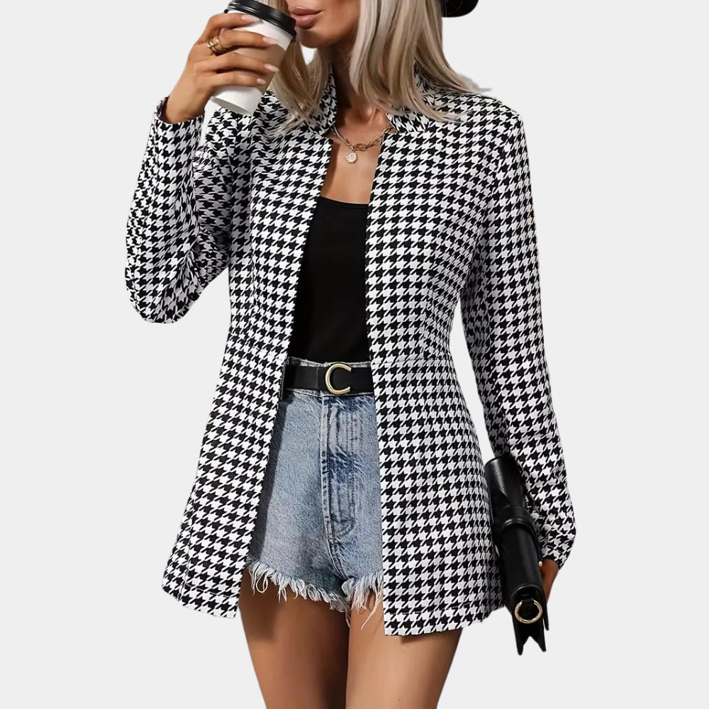 Blazer Donna Elegante Taglio Classico Manica Lunga - Vesarelli