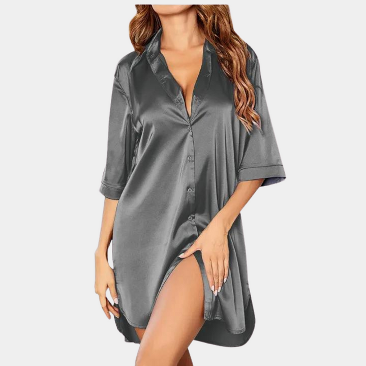 Camicia da Notte Donna Morbida Comfort Elegante - Vesarelli