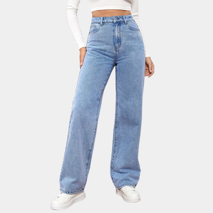 Jeans Donna Casual Vita Alta Slim Fit