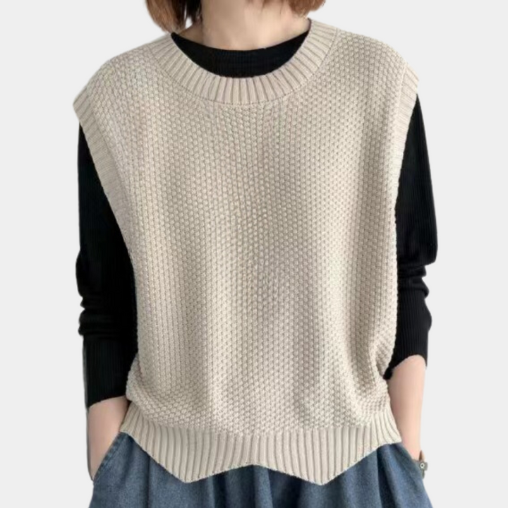 Gilet Donna Girocollo Vestibilità Classica