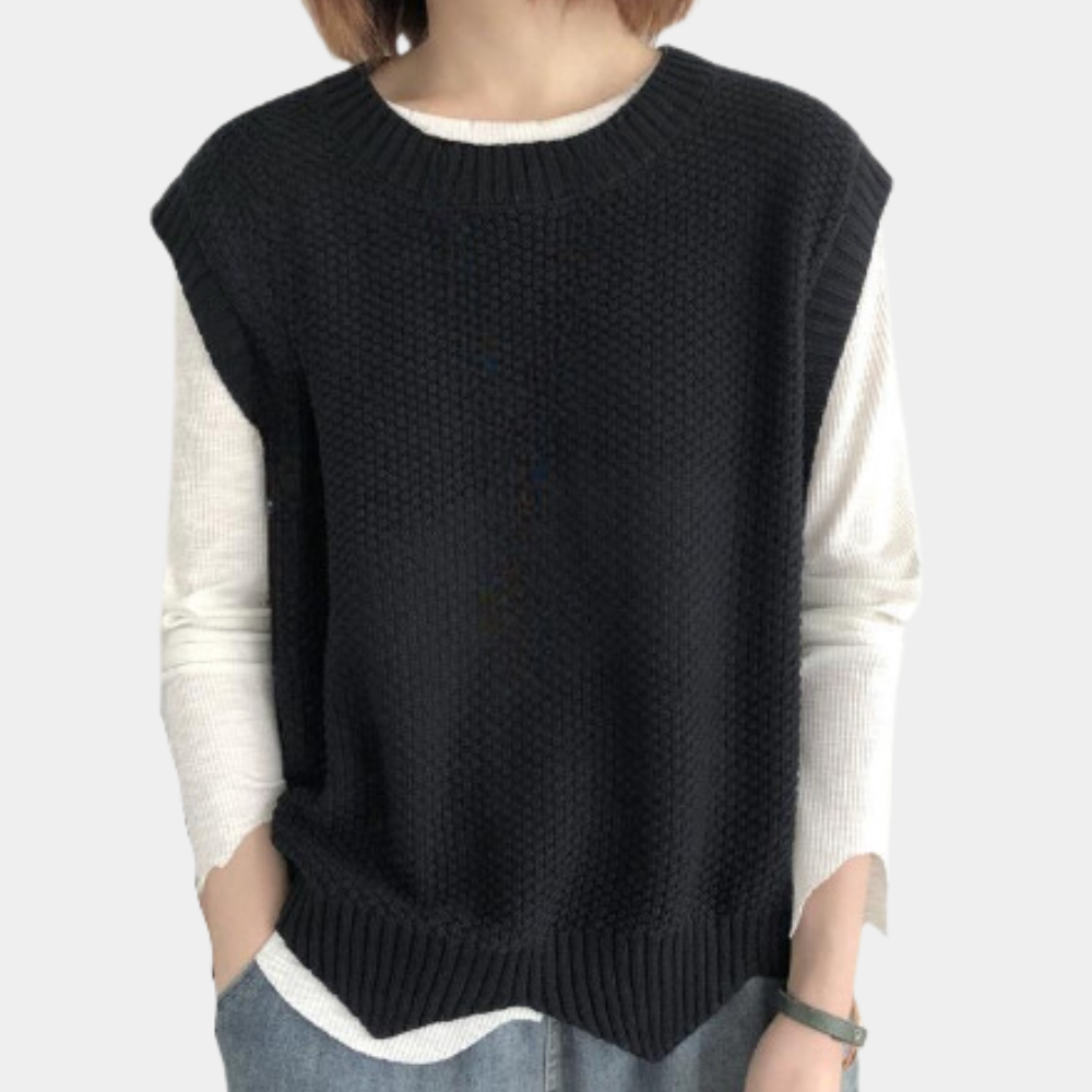 Gilet Donna Girocollo Vestibilità Classica
