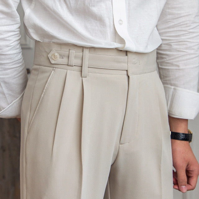 Pantaloni Uomo con Vita Regolabile Tasche Funzionali